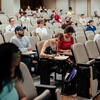 Temple students in a lecture class