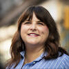A professional headshot of Kathy Mueller, chair and associate professor at Klein College of Media and Communication 