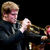 Boyer student playing the trumpet.